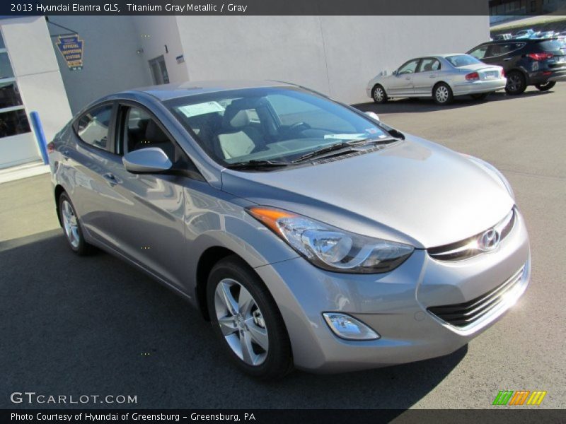 Titanium Gray Metallic / Gray 2013 Hyundai Elantra GLS