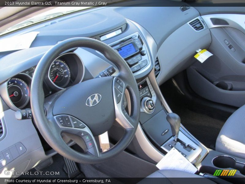 Titanium Gray Metallic / Gray 2013 Hyundai Elantra GLS
