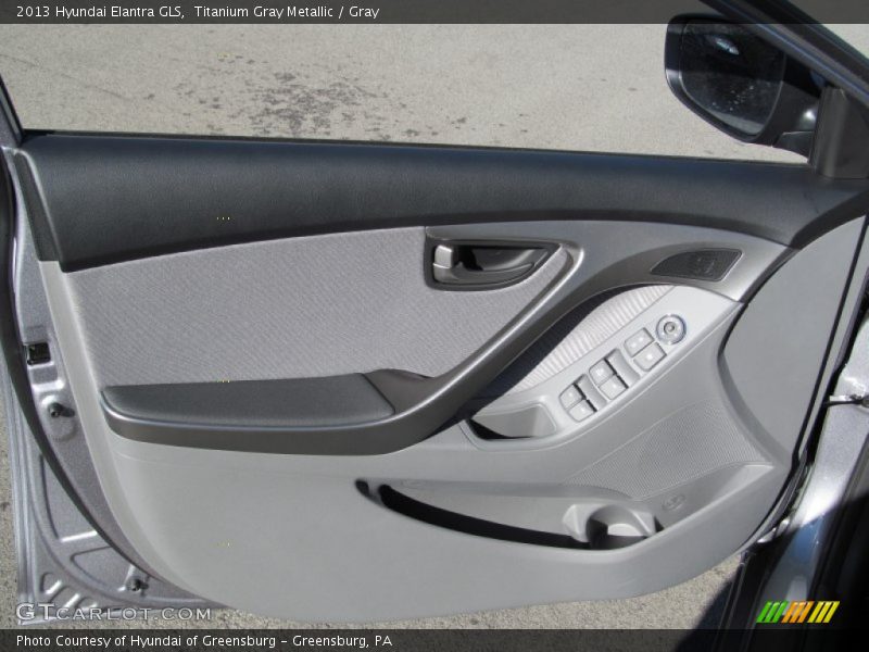 Titanium Gray Metallic / Gray 2013 Hyundai Elantra GLS