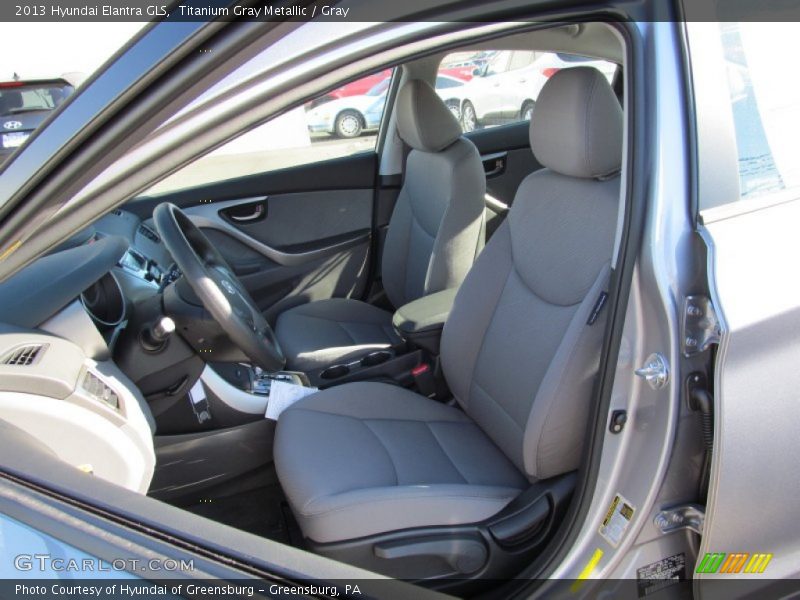 Titanium Gray Metallic / Gray 2013 Hyundai Elantra GLS