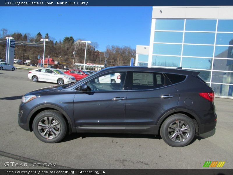 Marlin Blue / Gray 2013 Hyundai Santa Fe Sport