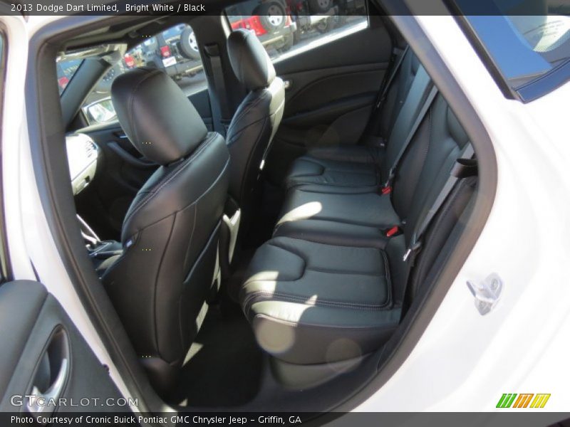 Bright White / Black 2013 Dodge Dart Limited