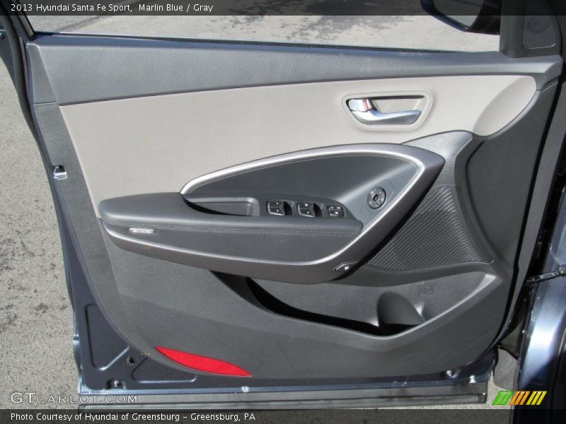Marlin Blue / Gray 2013 Hyundai Santa Fe Sport