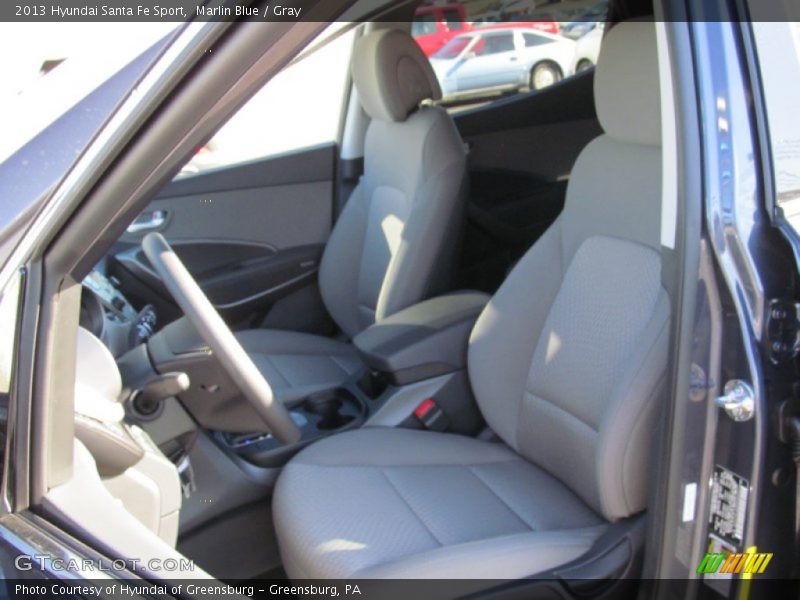 Marlin Blue / Gray 2013 Hyundai Santa Fe Sport