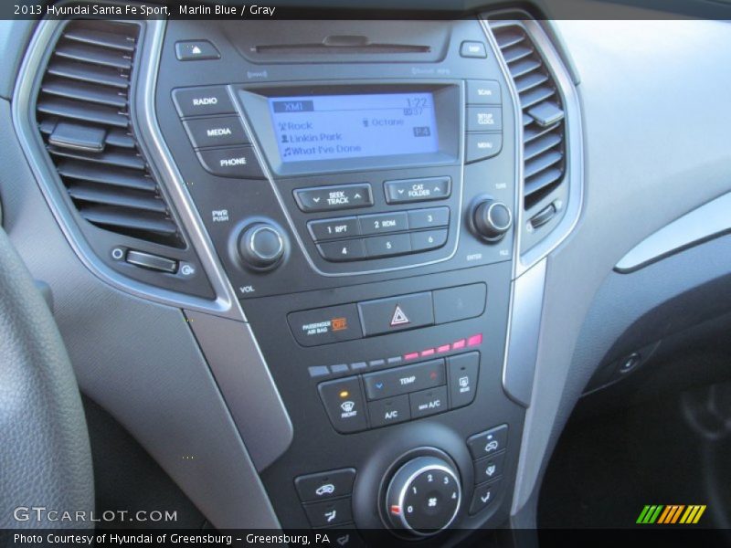 Marlin Blue / Gray 2013 Hyundai Santa Fe Sport