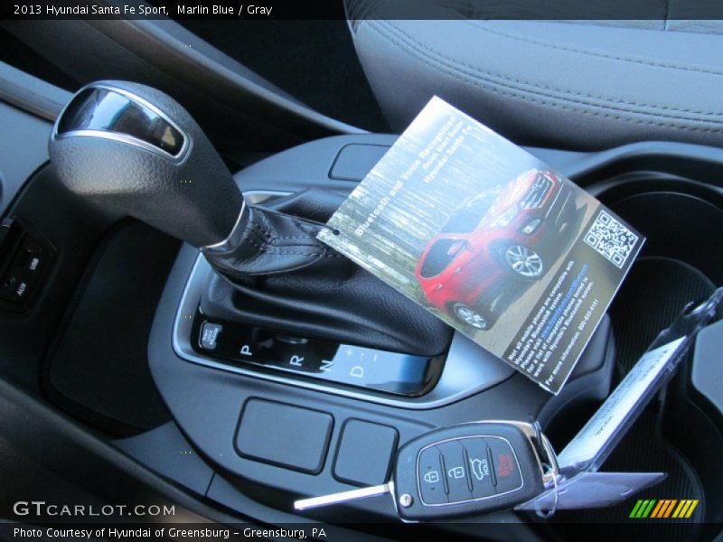Marlin Blue / Gray 2013 Hyundai Santa Fe Sport