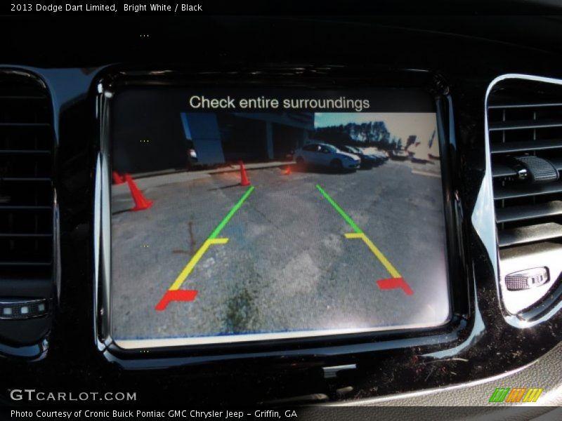 Bright White / Black 2013 Dodge Dart Limited