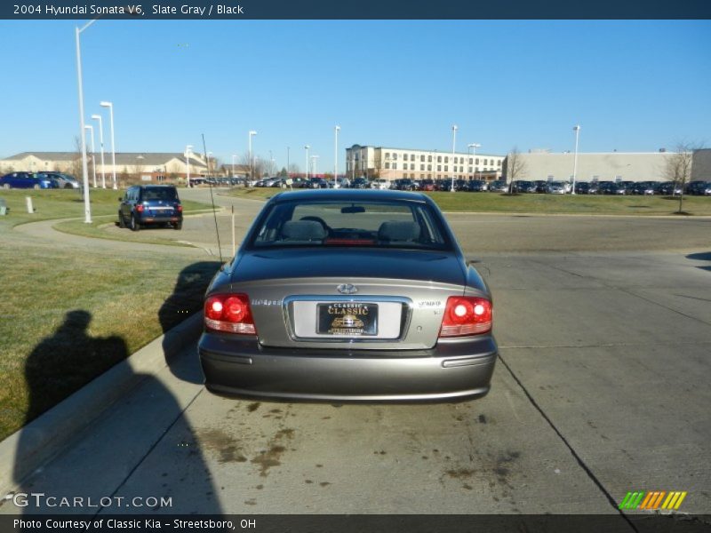 Slate Gray / Black 2004 Hyundai Sonata V6