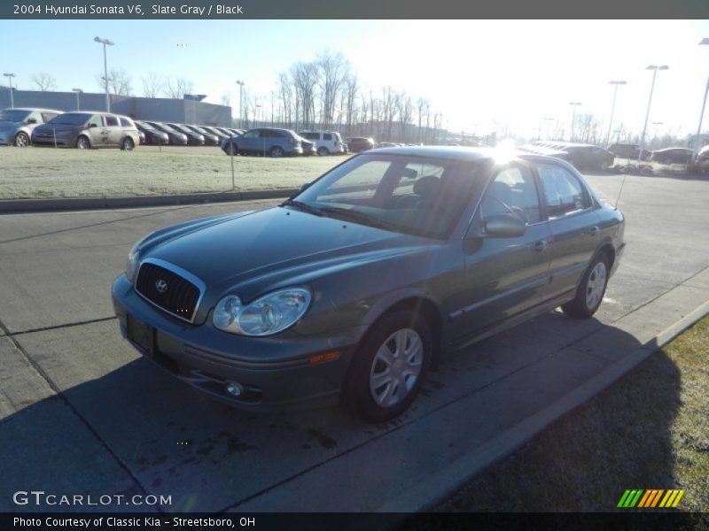 Slate Gray / Black 2004 Hyundai Sonata V6