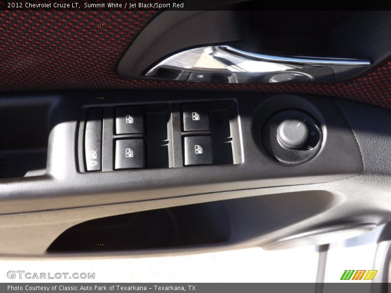Summit White / Jet Black/Sport Red 2012 Chevrolet Cruze LT