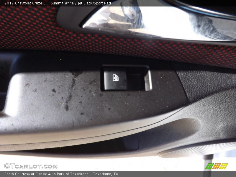 Summit White / Jet Black/Sport Red 2012 Chevrolet Cruze LT
