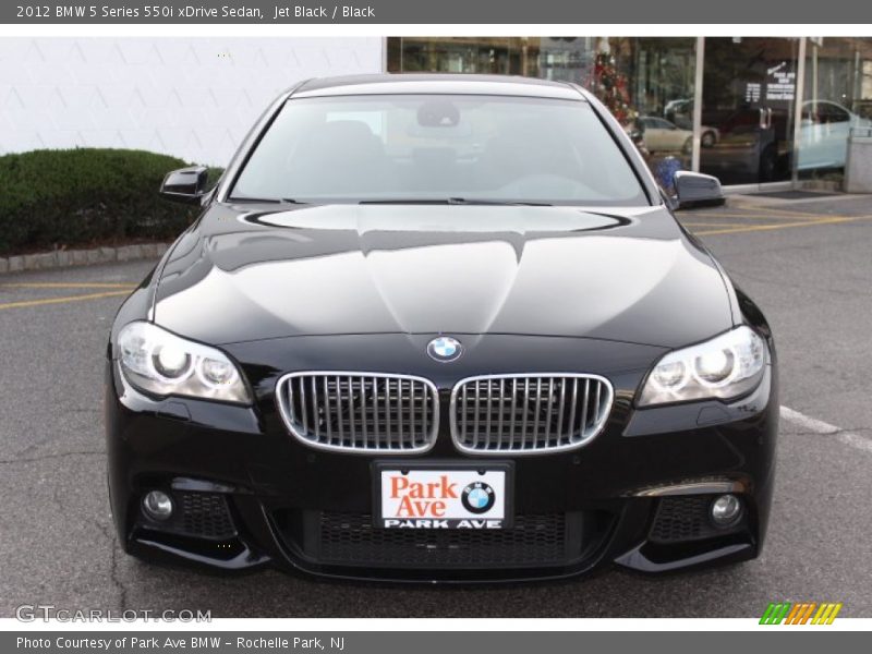 Jet Black / Black 2012 BMW 5 Series 550i xDrive Sedan