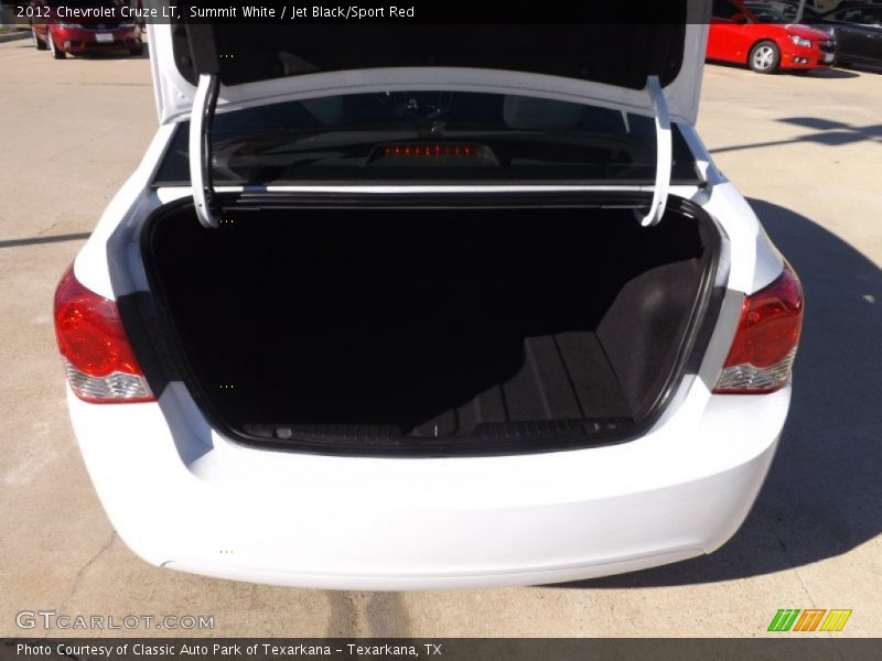 Summit White / Jet Black/Sport Red 2012 Chevrolet Cruze LT