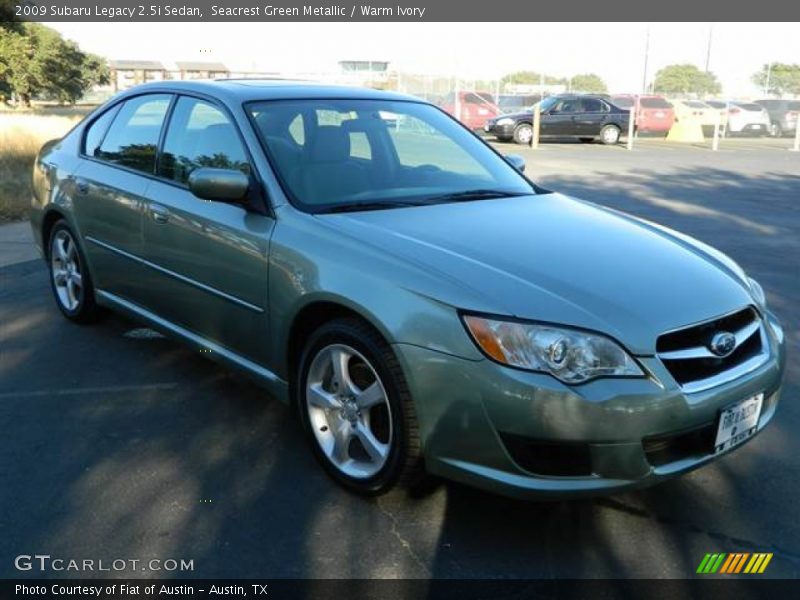 Seacrest Green Metallic / Warm Ivory 2009 Subaru Legacy 2.5i Sedan