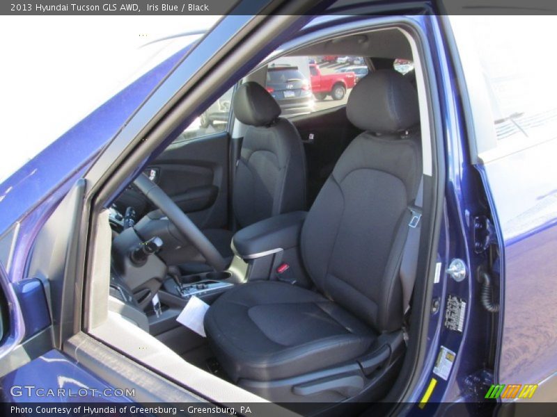 Iris Blue / Black 2013 Hyundai Tucson GLS AWD