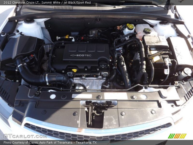 Summit White / Jet Black/Sport Red 2012 Chevrolet Cruze LT