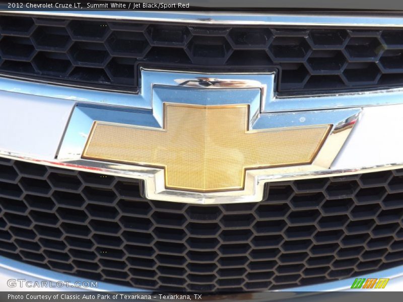 Summit White / Jet Black/Sport Red 2012 Chevrolet Cruze LT