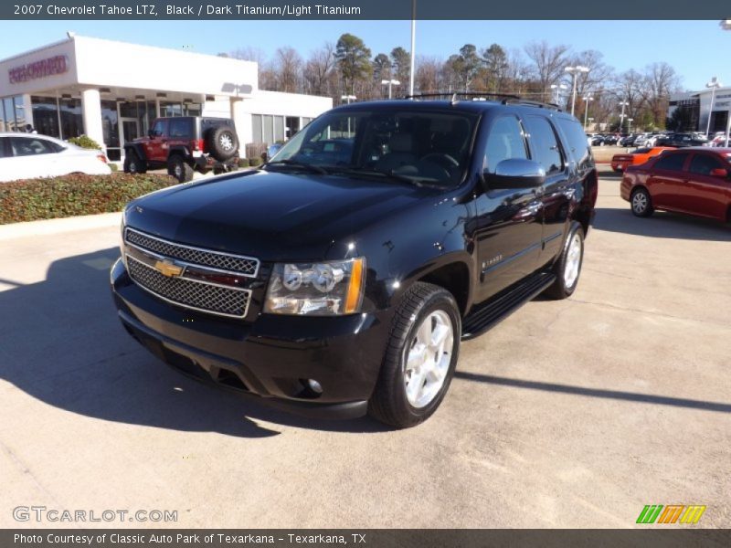 Black / Dark Titanium/Light Titanium 2007 Chevrolet Tahoe LTZ