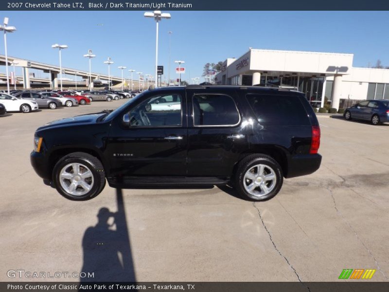 Black / Dark Titanium/Light Titanium 2007 Chevrolet Tahoe LTZ