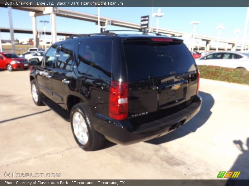 Black / Dark Titanium/Light Titanium 2007 Chevrolet Tahoe LTZ