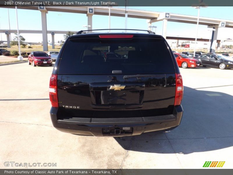 Black / Dark Titanium/Light Titanium 2007 Chevrolet Tahoe LTZ