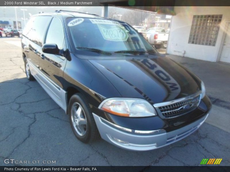 Black / Medium Parchment 2000 Ford Windstar SEL