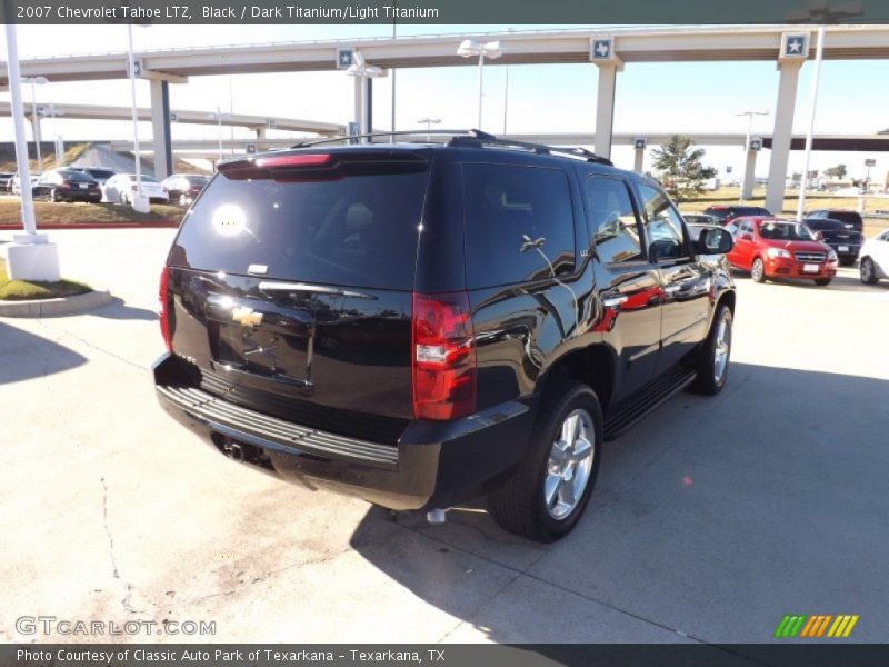 Black / Dark Titanium/Light Titanium 2007 Chevrolet Tahoe LTZ