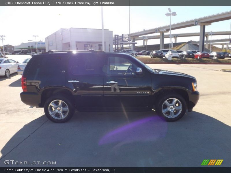Black / Dark Titanium/Light Titanium 2007 Chevrolet Tahoe LTZ