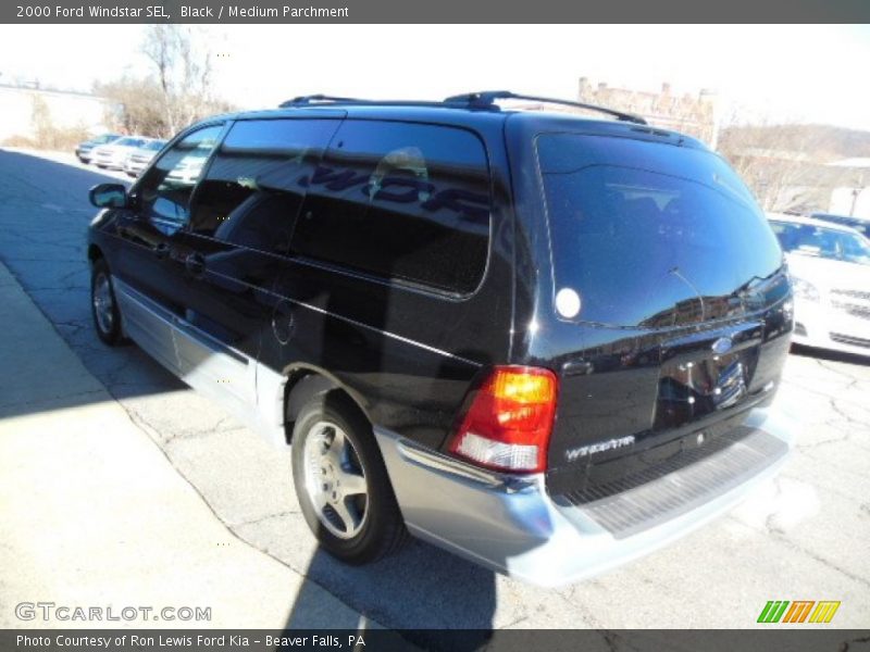 Black / Medium Parchment 2000 Ford Windstar SEL