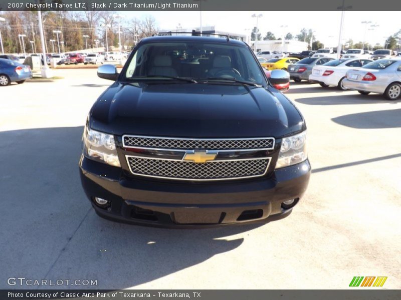 Black / Dark Titanium/Light Titanium 2007 Chevrolet Tahoe LTZ