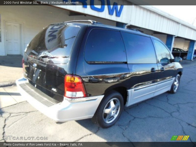 Black / Medium Parchment 2000 Ford Windstar SEL