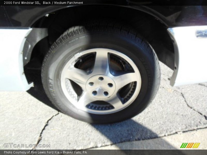 Black / Medium Parchment 2000 Ford Windstar SEL
