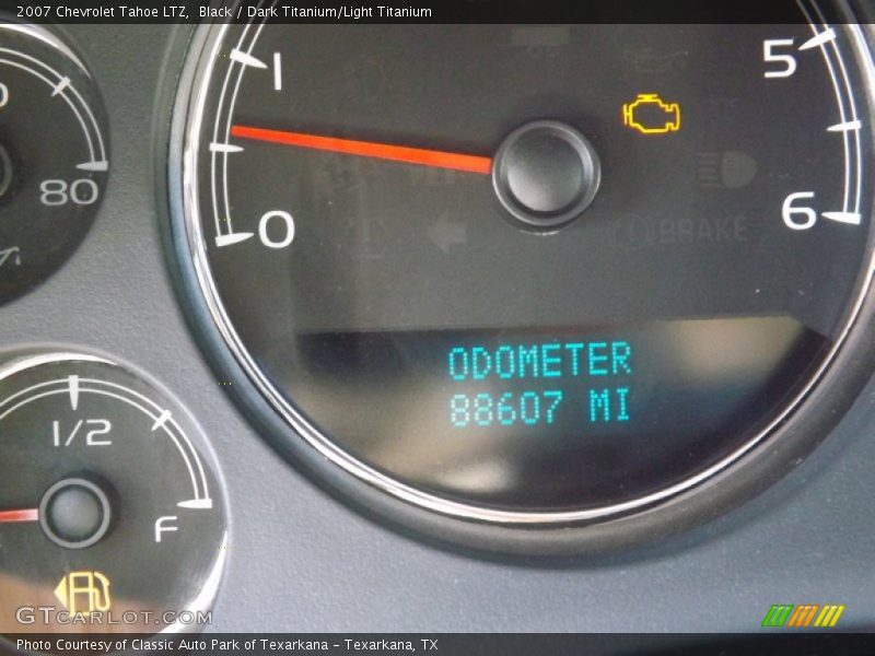 Black / Dark Titanium/Light Titanium 2007 Chevrolet Tahoe LTZ