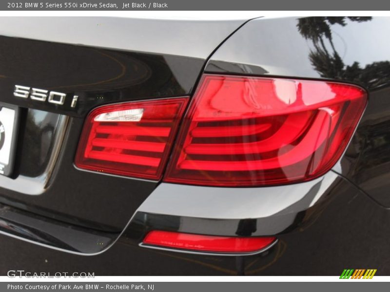 Jet Black / Black 2012 BMW 5 Series 550i xDrive Sedan