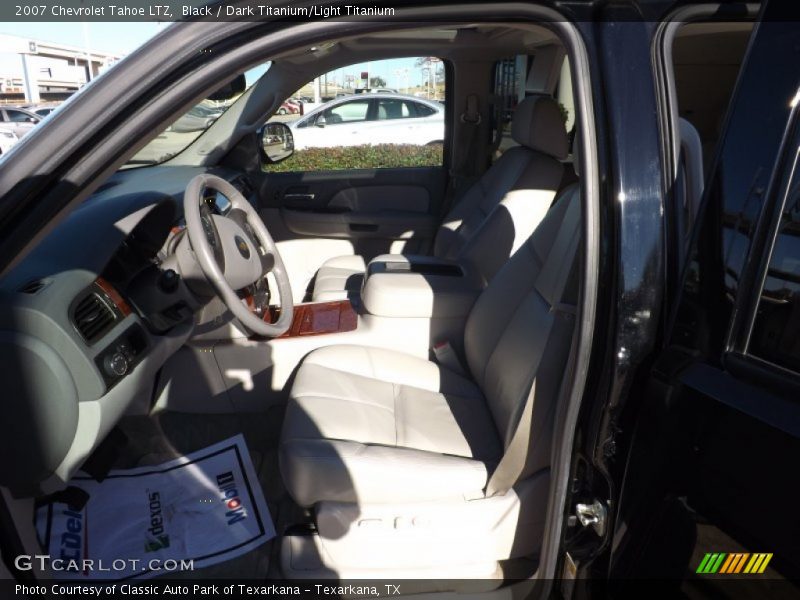 Black / Dark Titanium/Light Titanium 2007 Chevrolet Tahoe LTZ
