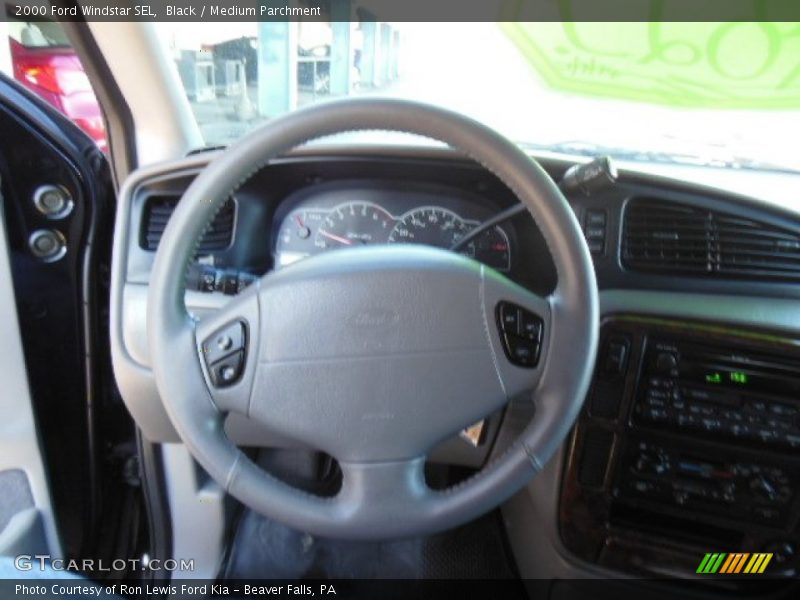 Black / Medium Parchment 2000 Ford Windstar SEL