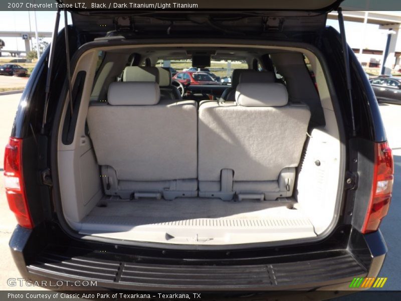 Black / Dark Titanium/Light Titanium 2007 Chevrolet Tahoe LTZ