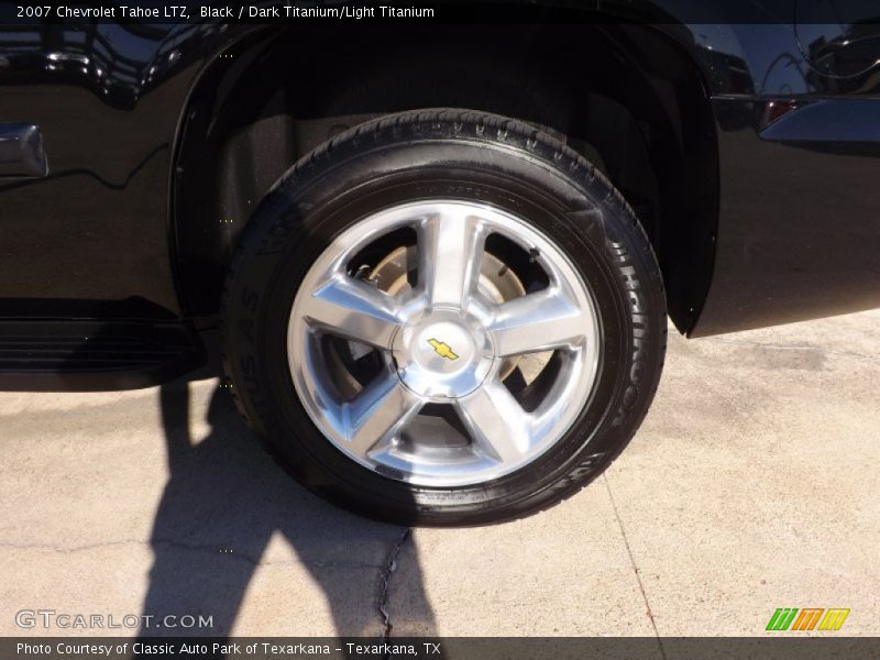 Black / Dark Titanium/Light Titanium 2007 Chevrolet Tahoe LTZ