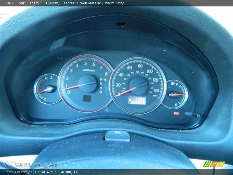 Seacrest Green Metallic / Warm Ivory 2009 Subaru Legacy 2.5i Sedan