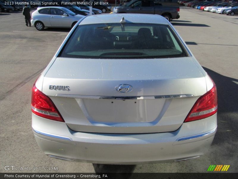 Platinum Metallic / Jet Black 2013 Hyundai Equus Signature