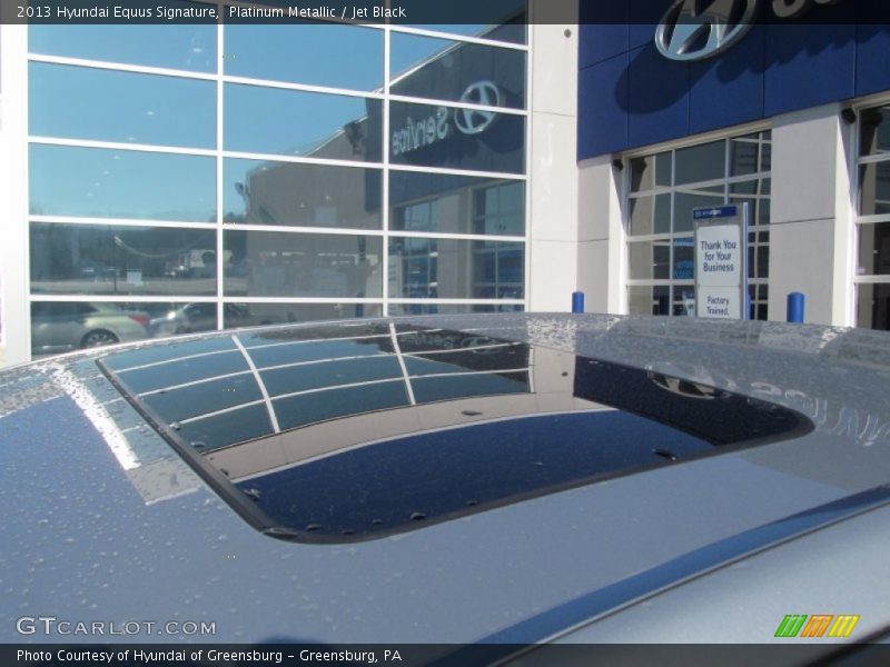 Platinum Metallic / Jet Black 2013 Hyundai Equus Signature