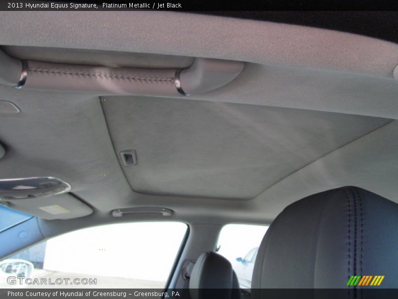 Platinum Metallic / Jet Black 2013 Hyundai Equus Signature