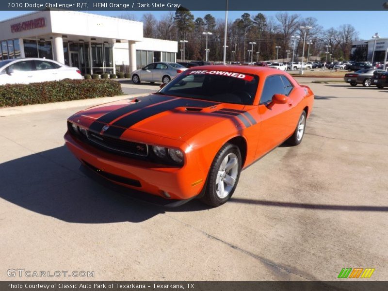 HEMI Orange / Dark Slate Gray 2010 Dodge Challenger R/T