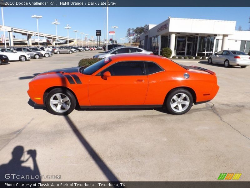 HEMI Orange / Dark Slate Gray 2010 Dodge Challenger R/T