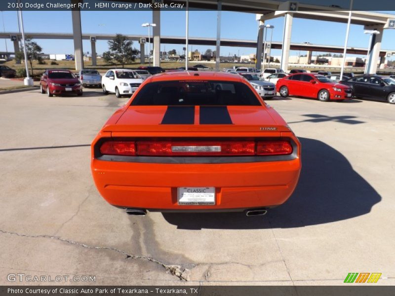 HEMI Orange / Dark Slate Gray 2010 Dodge Challenger R/T