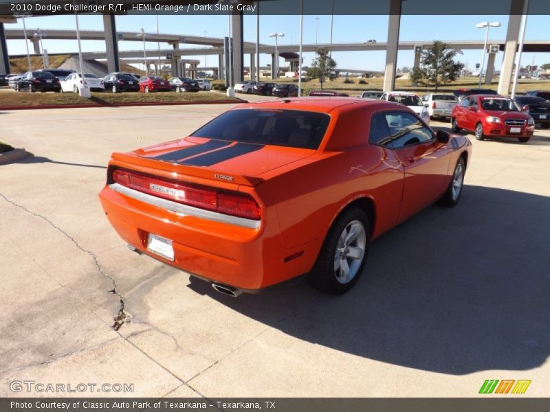 HEMI Orange / Dark Slate Gray 2010 Dodge Challenger R/T