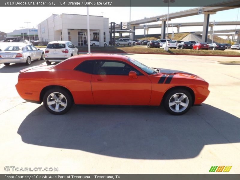 HEMI Orange / Dark Slate Gray 2010 Dodge Challenger R/T