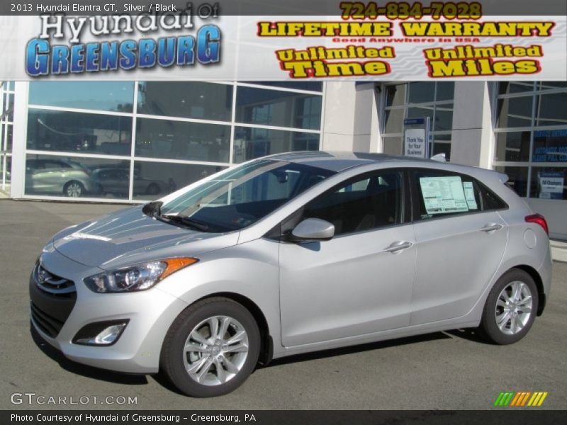 Silver / Black 2013 Hyundai Elantra GT