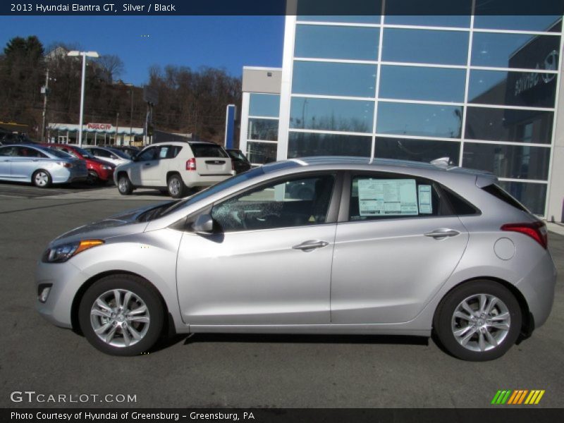 Silver / Black 2013 Hyundai Elantra GT