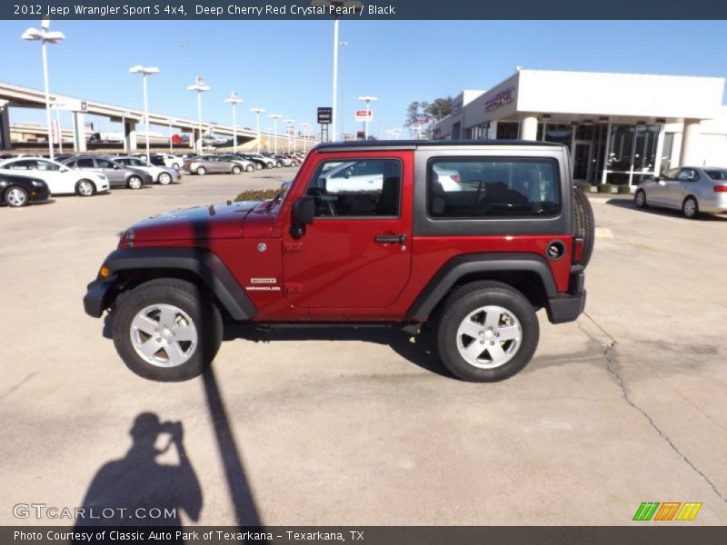 Deep Cherry Red Crystal Pearl / Black 2012 Jeep Wrangler Sport S 4x4